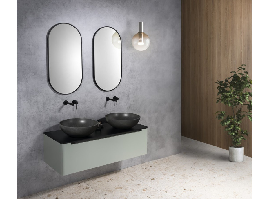 Sapho KERALA umývadlová skrinka 140x35x47,5cm, 1x zásuvka, verde KR140-4444