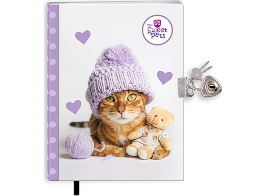 Zápisníček CUTIE so zámkom - menšie A5