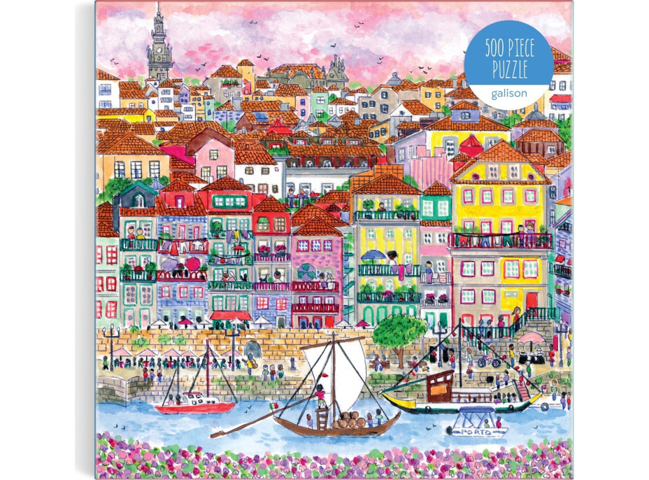GALISON Štvorcové puzzle Farby Porta 500 dielikov