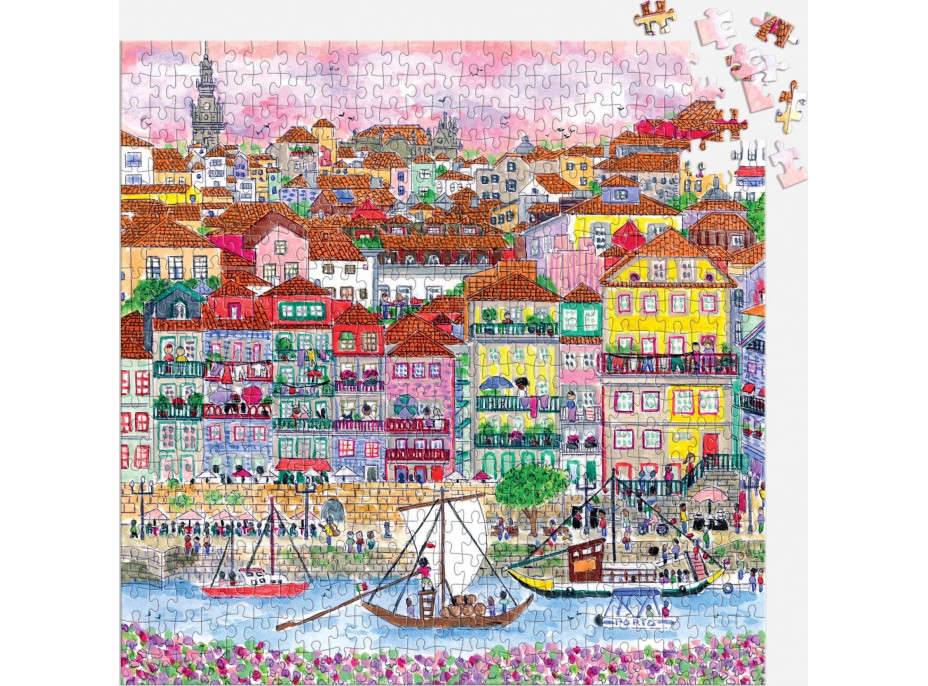 GALISON Štvorcové puzzle Farby Porta 500 dielikov
