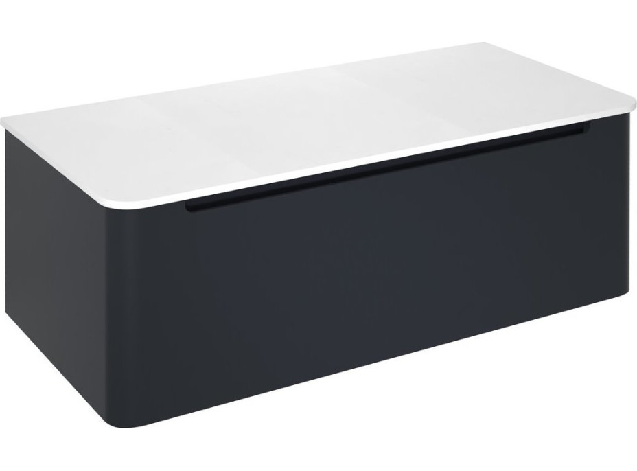 Sapho KERALA umývadlová skrinka 100x35x47, 5cm, 1x zásuvka, antracit matný KR100-3434