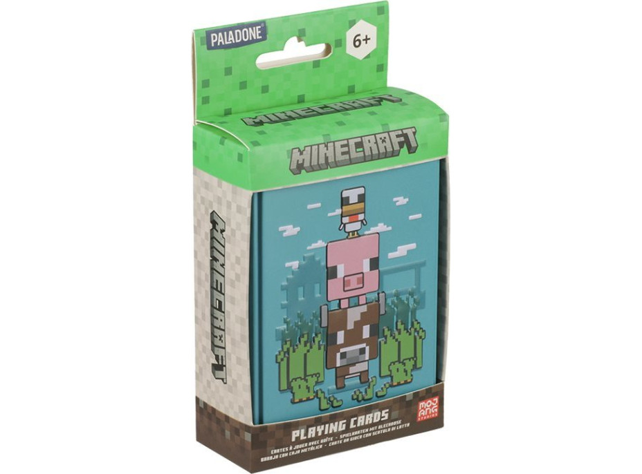 PALADONE Hracie karty Minecraft zvieratá