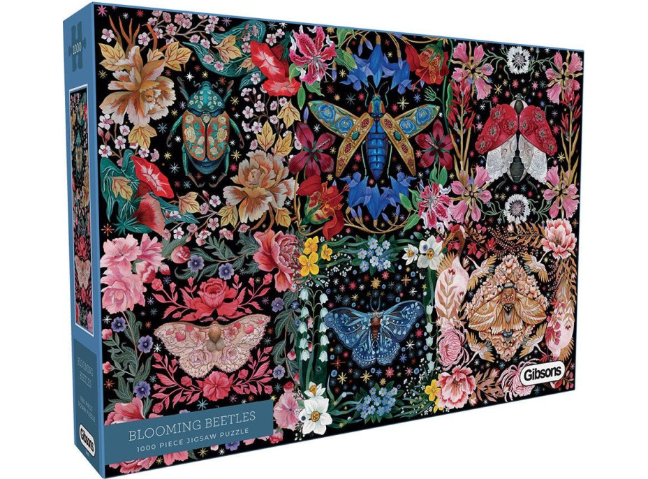 GIBSONS Puzzle Chrobáky medzi kvetinami 1000 dielikov