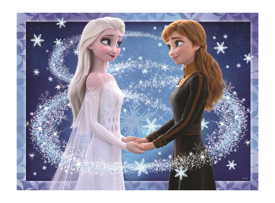 RAVENSBURGER Puzzle Disney: Ľadové kráľovstvo: Elsa a Anna 500 dielikov