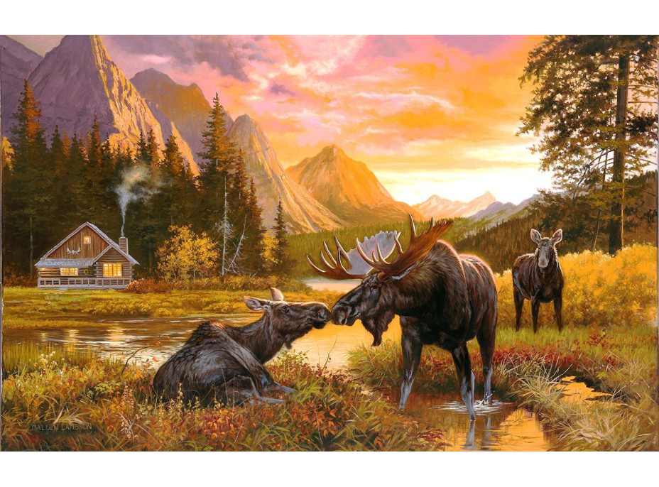 SUNSOUT Puzzle Divoký pokoj 550 dielikov