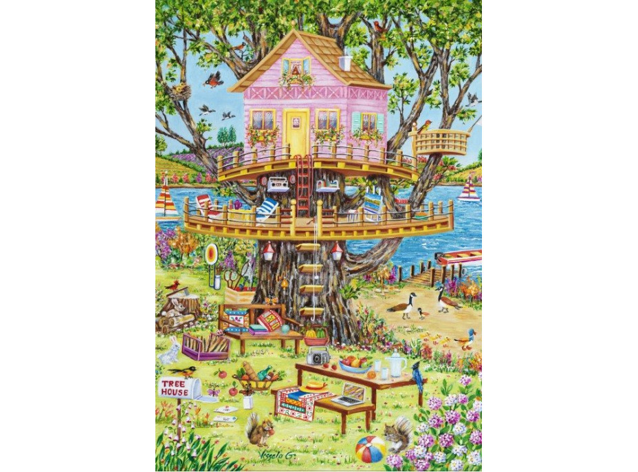 GRAFIKA Puzzle Dom na strome 1000 dielikov