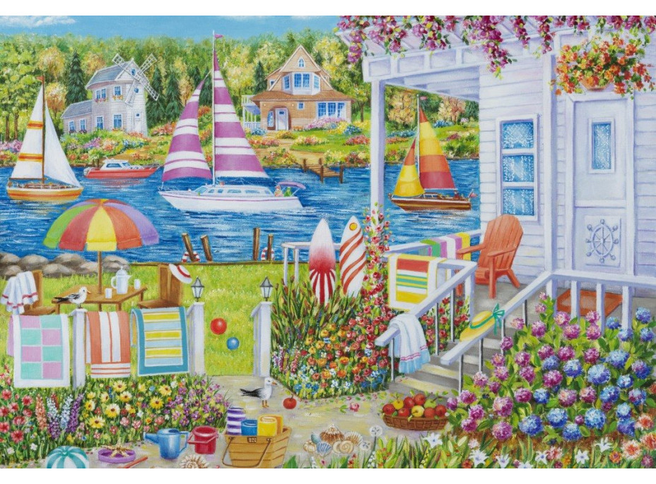 GRAFIKA Puzzle Dom pri vode 1000 dielikov