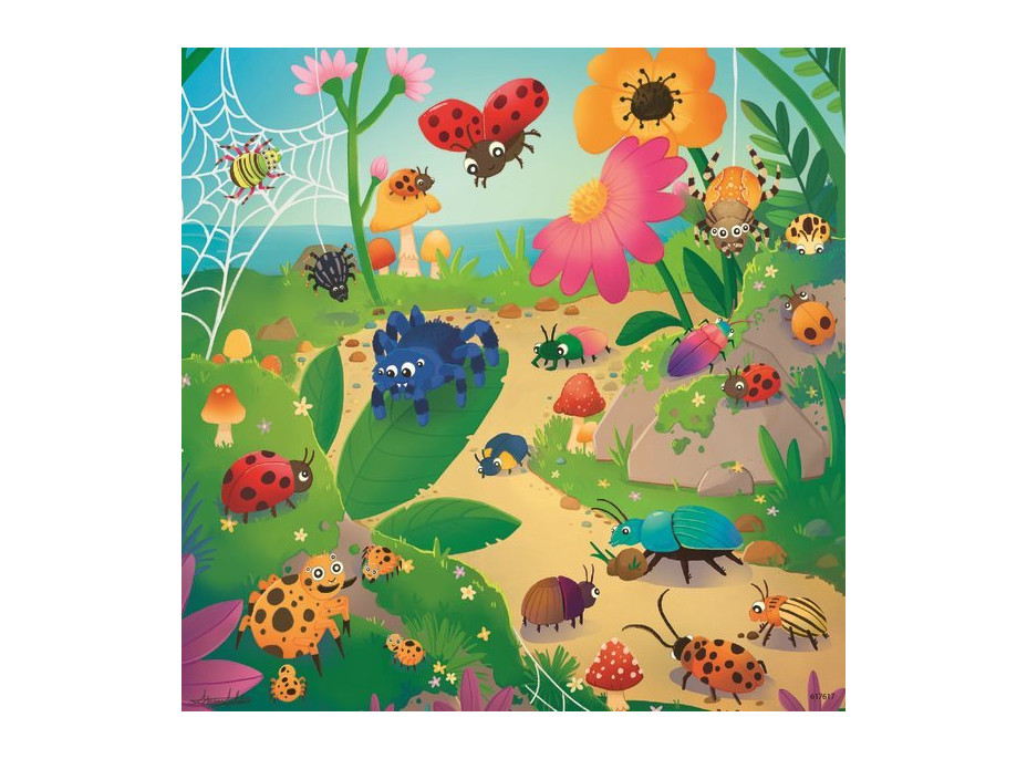 RAVENSBURGER Puzzle Hmyzí kamaráti 3x49 dielikov