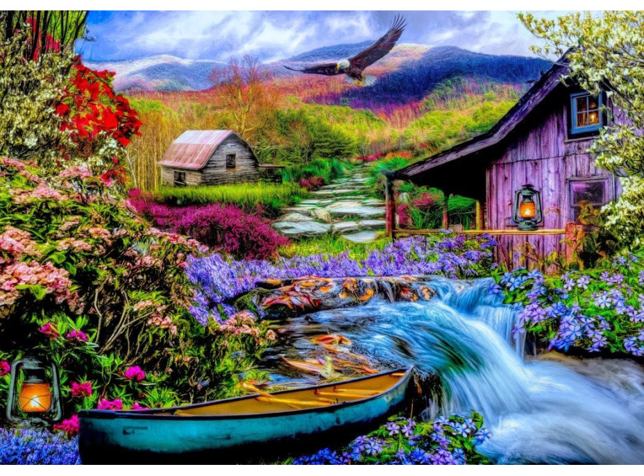 BLUEBIRD Puzzle Horská idylka 1500 dielikov