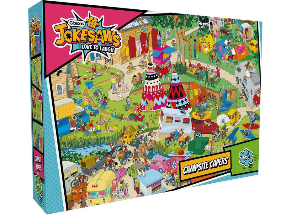 GIBSONS Puzzle Jokesaws: Kemp Capers 1000 dielikov
