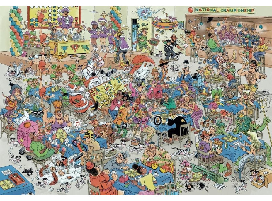 JUMBO Puzzle JvH Človeče, nehnevaj sa bitka 2000 dielikov