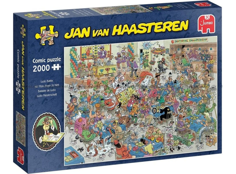 JUMBO Puzzle JvH Človeče, nehnevaj sa bitka 2000 dielikov
