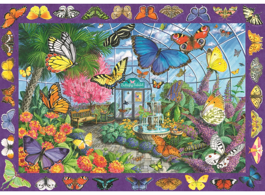 RAVENSBURGER Puzzle Kráľovstvo motýľov 1000 dielikov
