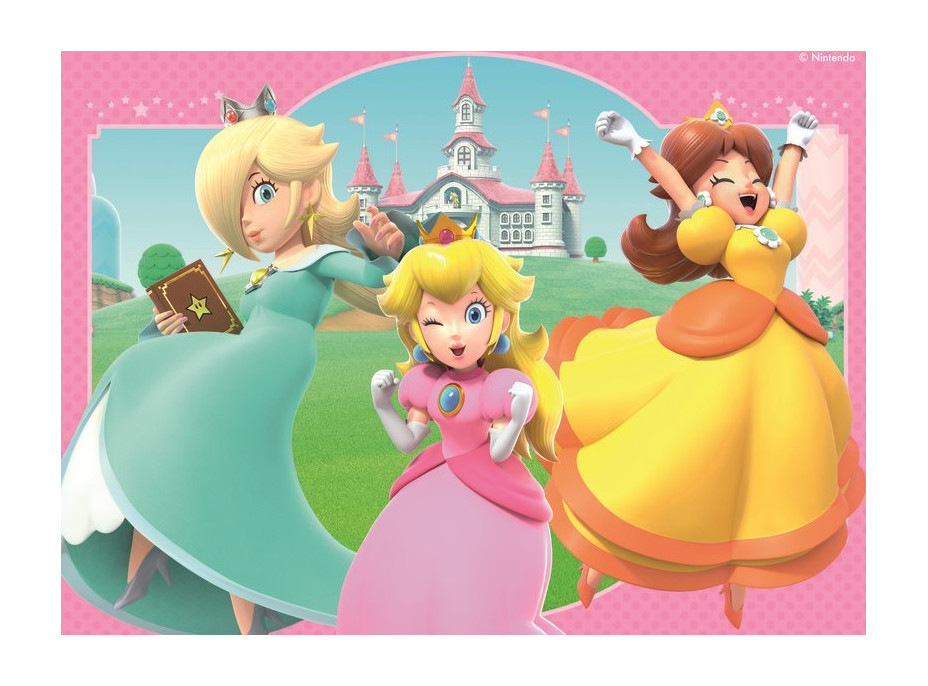 RAVENSBURGER Puzzle Super Mario a jeho dobrodružstvo 4v1 (12,16,20,24 dielikov)