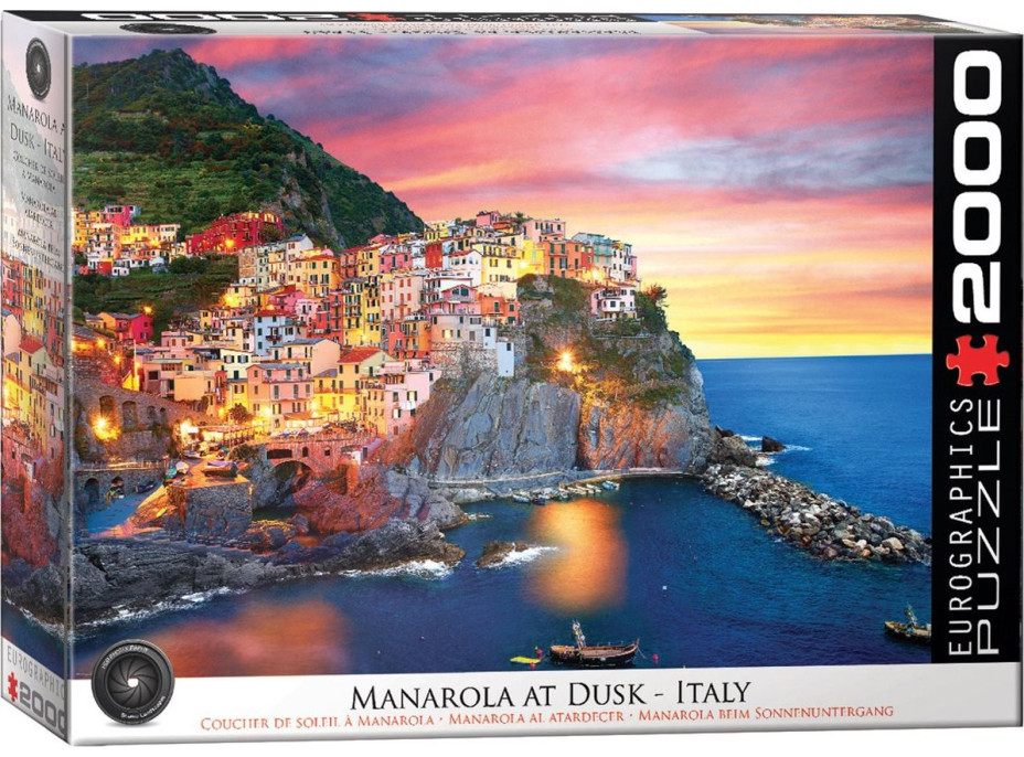 EUROGRAPHICS Puzzle Manarola za súmraku, Taliansko 2000 dielikov