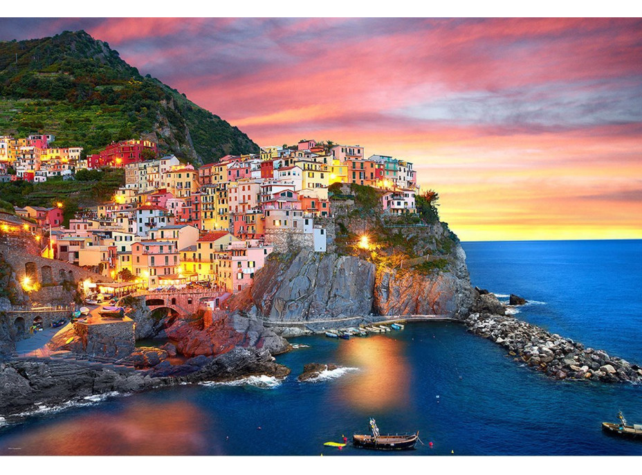 EUROGRAPHICS Puzzle Manarola za súmraku, Taliansko 2000 dielikov