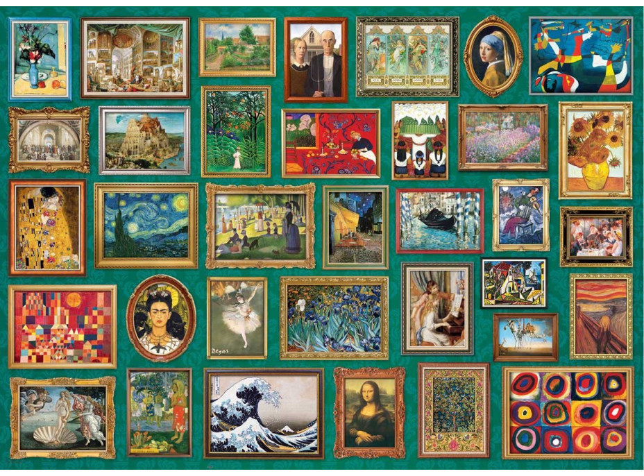 EUROGRAPHICS Puzzle Majstrovské diela 2000 dielikov