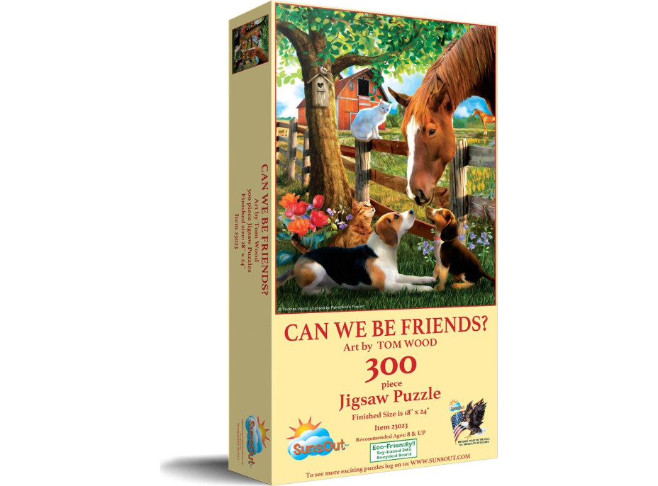 SUNSOUT Puzzle Môžeme byť priatelia? XXL 300 dielikov