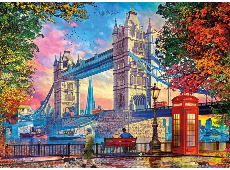 GIBSONS Puzzle Obloha nad Tower Bridge 1000 dielikov