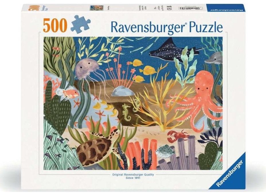 RAVENSBURGER Puzzle Ocean Whimsy 500 dielikov