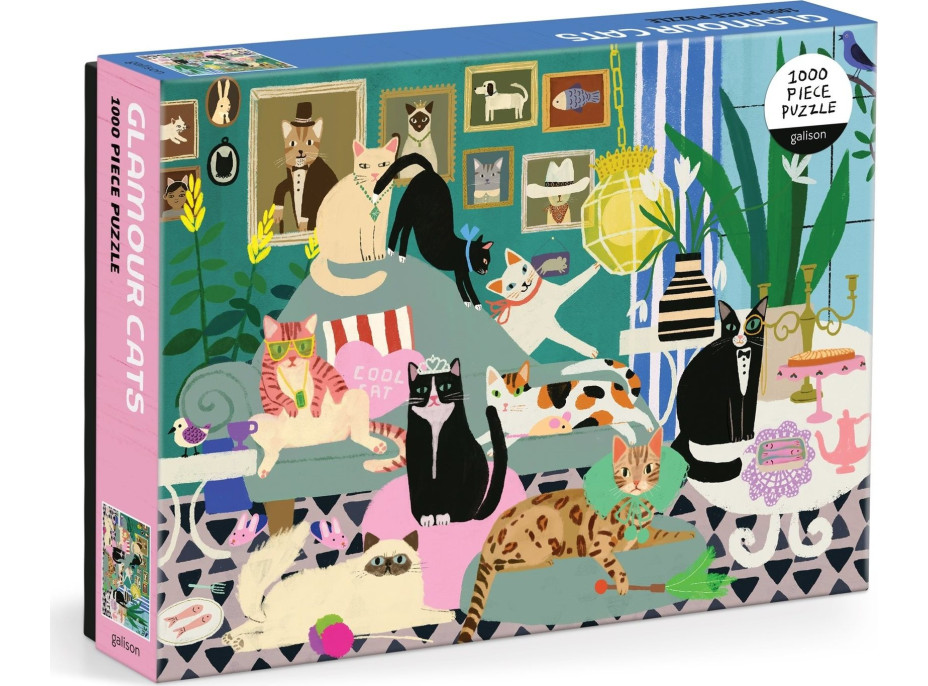 GALISON Puzzle Očarujúce mačky 1000 dielikov