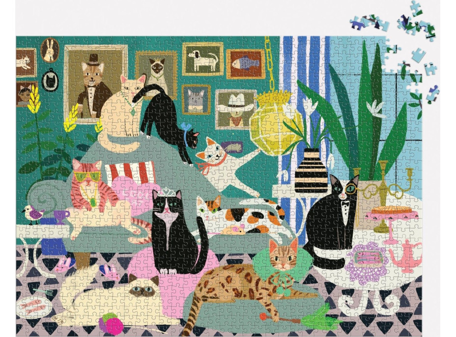 GALISON Puzzle Očarujúce mačky 1000 dielikov