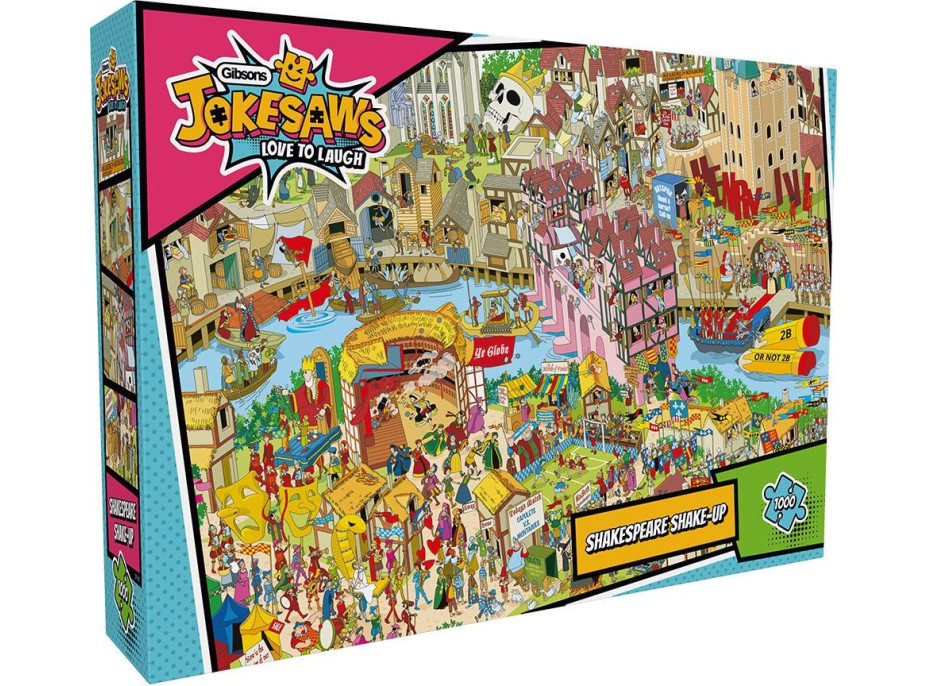 GIBSONS Puzzle Jokesaws: Shakespeare Shake-up 1000 dielikov