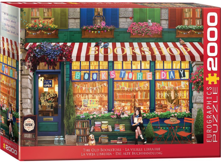 EUROGRAPHICS Puzzle Staré kníhkupectvo 2000 dielikov