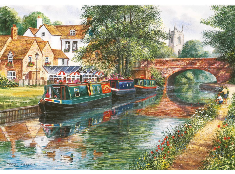 GIBSONS Puzzle Terry's Waterways 4x500 dielikov