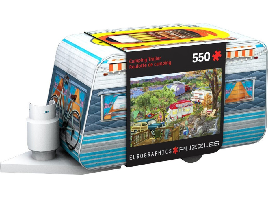 EUROGRAPHICS Puzzle v plechovej krabičke Karavan 550 dielikov