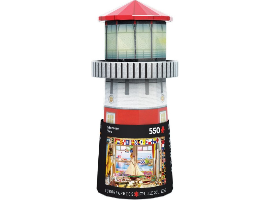EUROGRAPHICS Puzzle v plechovej krabičke Maják 550 dielikov
