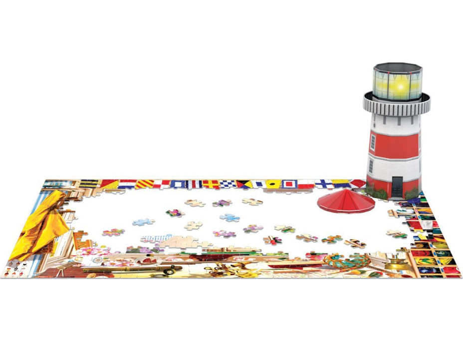 EUROGRAPHICS Puzzle v plechovej krabičke Maják 550 dielikov