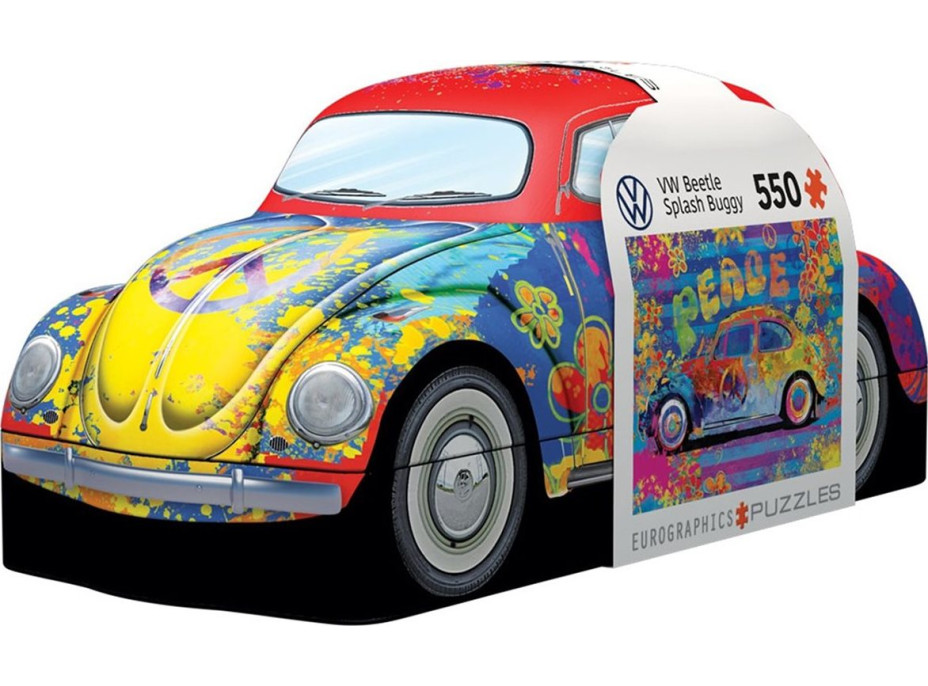 EUROGRAPHICS Puzzle v plechovej krabičke Volkswagen Chrobák 550 dielikov