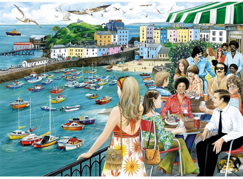 GIBSONS Puzzle Večera v Tenby 1000 dielikov