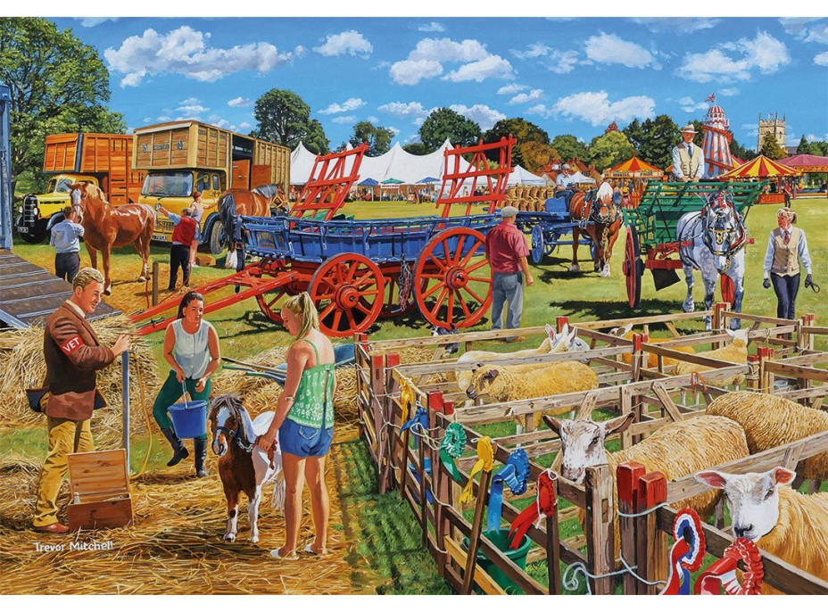 GIBSONS Puzzle Zavolajte veterinára 4x500 dielikov