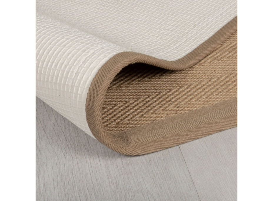 Behúň Herringbone Border Kira Natural