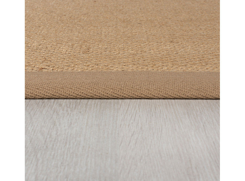 Behúň Herringbone Border Kira Natural