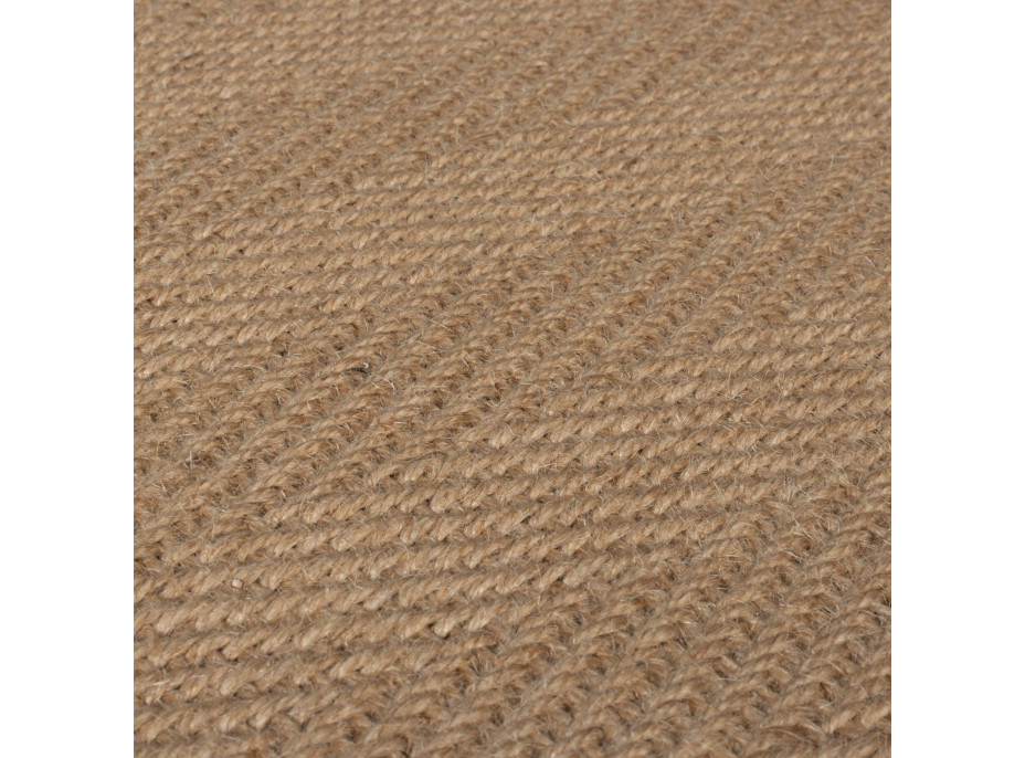 Behúň Herringbone Border Kira Natural