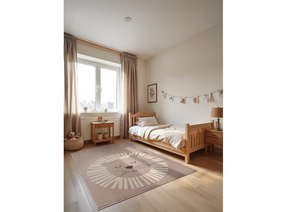 Dětský koberec Adventures 106214 Beige Cream
