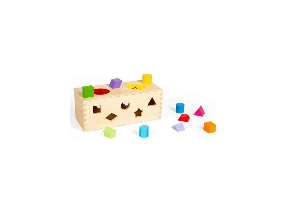Bigjigs Toys Vkladanie a triedenie Tajomná krabička