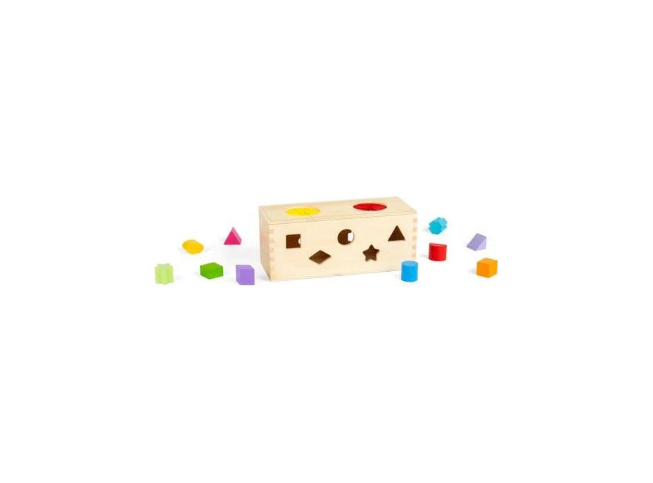 Bigjigs Toys Vkladanie a triedenie Tajomná krabička