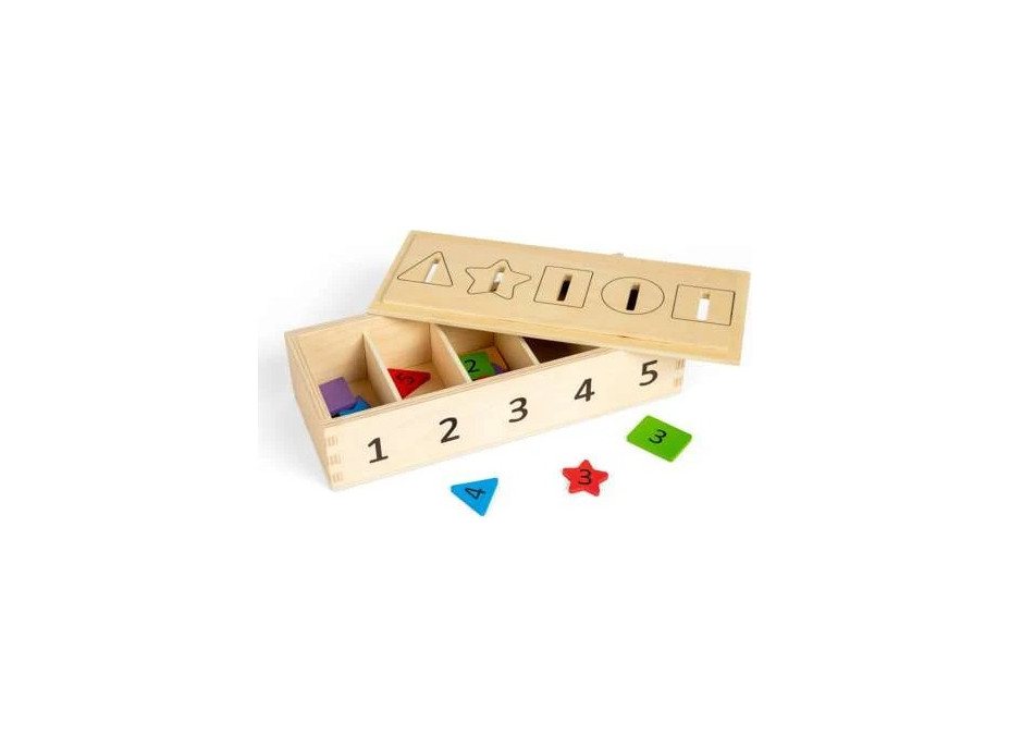 Bigjigs Toys Triedenie farieb, tvarov a čísel