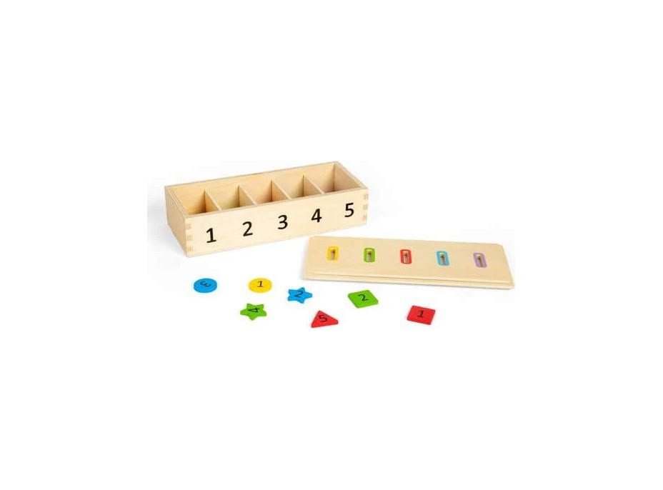 Bigjigs Toys Triedenie farieb, tvarov a čísel