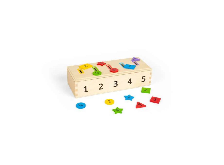 Bigjigs Toys Triedenie farieb, tvarov a čísel