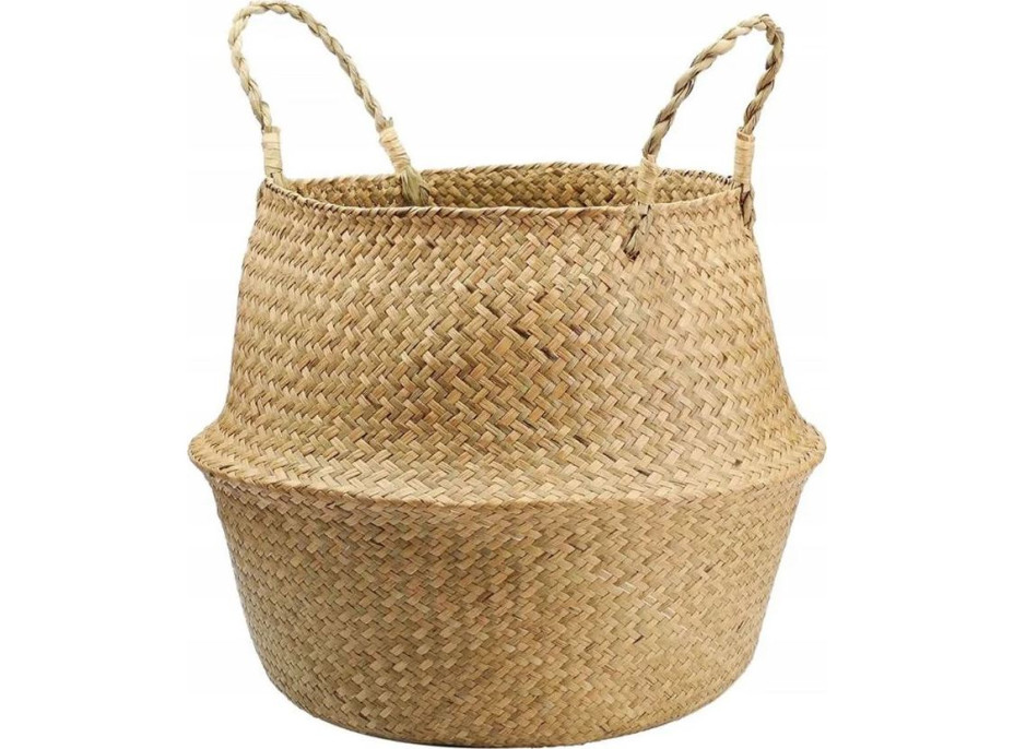 Bambusový kôš BOHO - 25x28 cm - prírodný