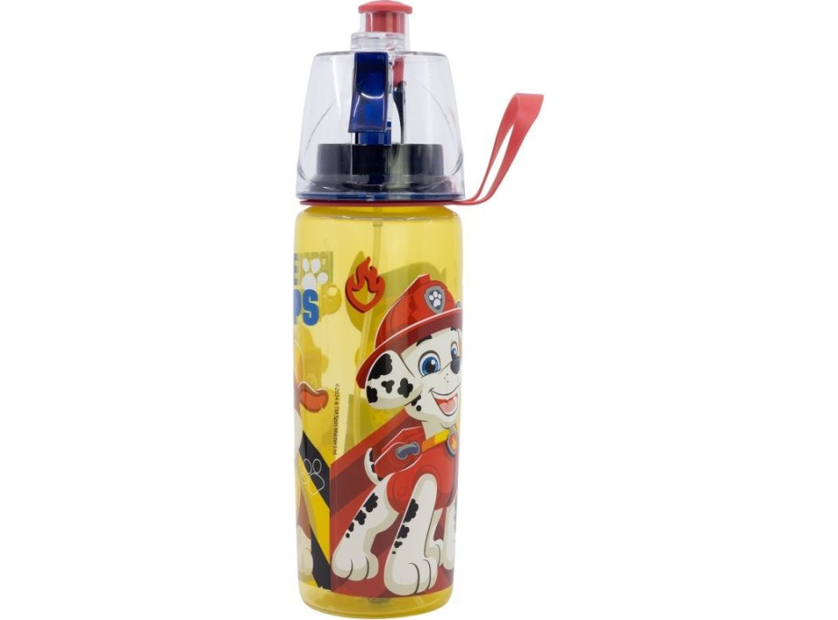 STOR Fľaša na pitie s rozprašovačom Tlapková patrola 575 ml