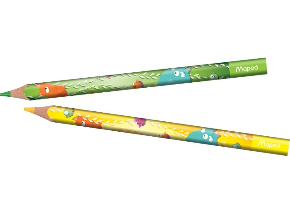 MAPED Pastelky Jungle Fever Jumbo 12ks