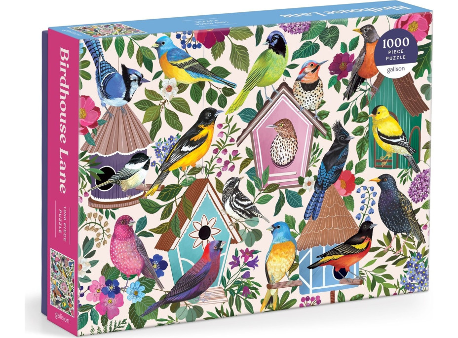 GALISON Puzzle Birdhouse Lane 1000 dielikov