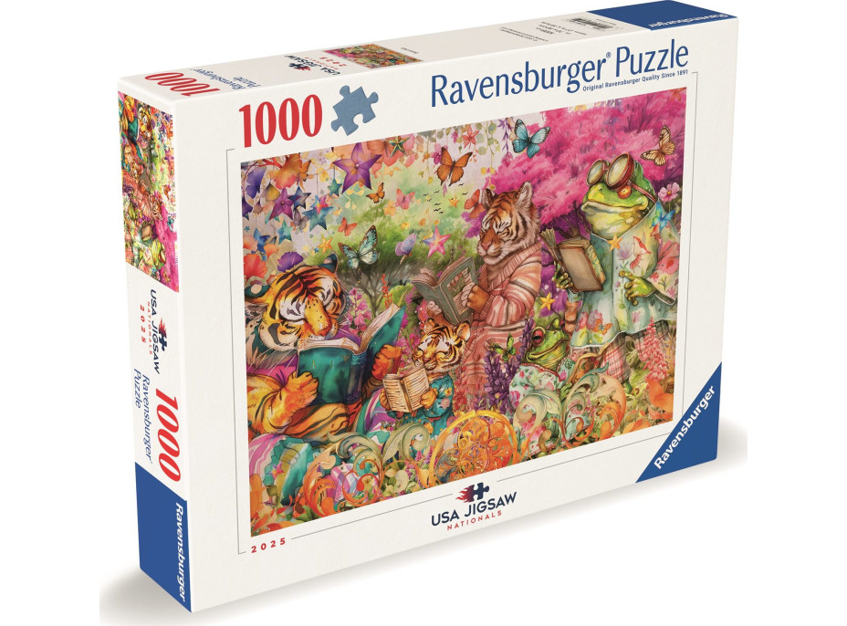 RAVENSBURGER Puzzle Knižný klub 1000 dielikov