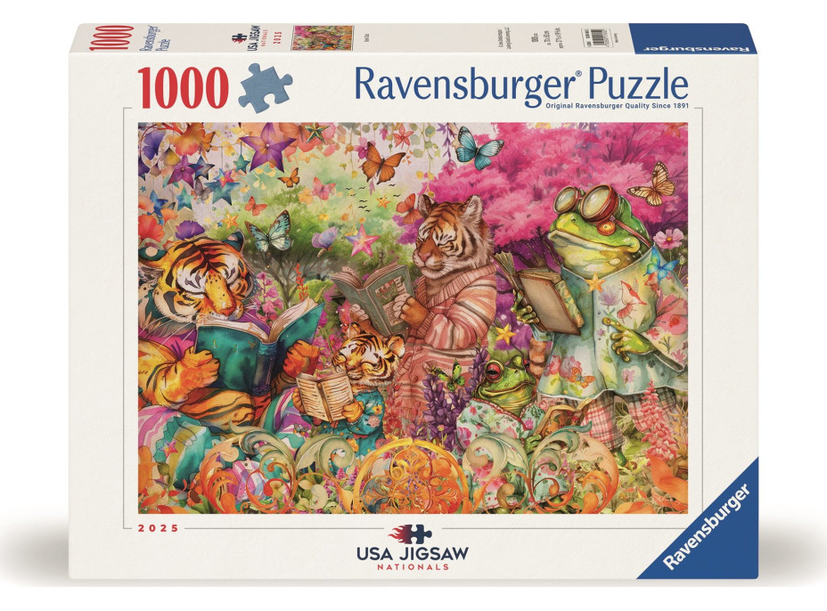 RAVENSBURGER Puzzle Knižný klub 1000 dielikov